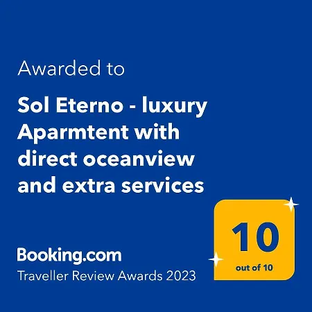 Sol Eterno - Luxury Aparmtent With Direct Oceanview And Extra Services Appartement *